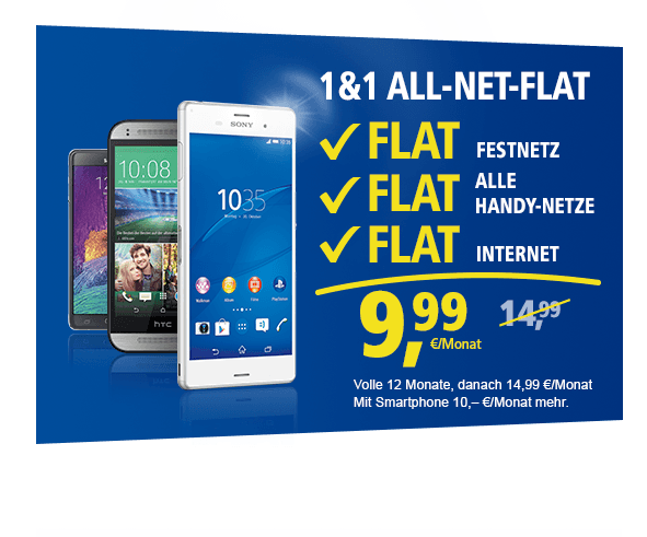 Sparen Sie noch Heute bares Geld und wechseln Sie in die unglaublich günstige Welt von 1und1